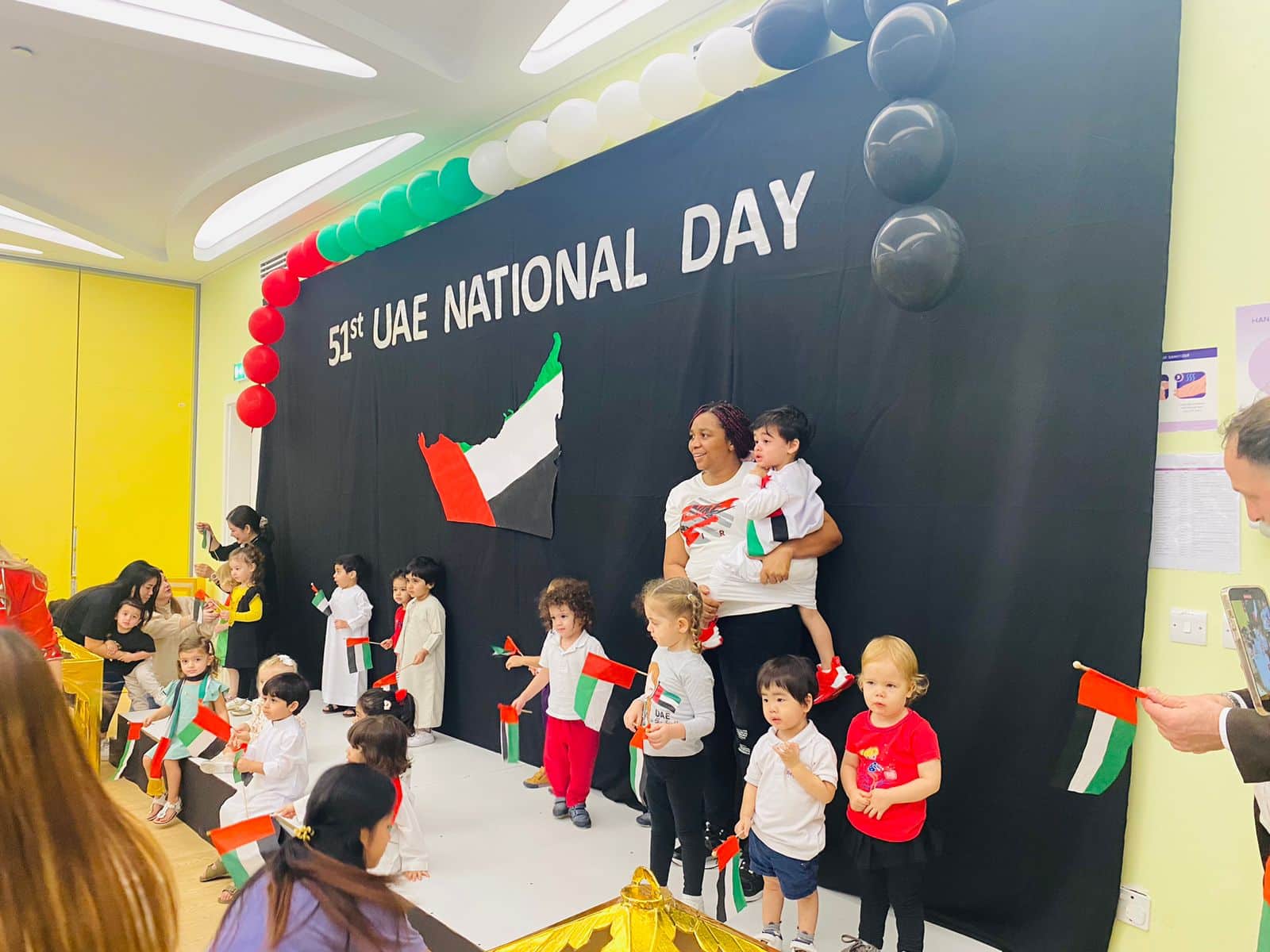 51st UAE National Day Celebrations at Westfield Nursery, Near The City Walk, Al Wasl, Dubai.