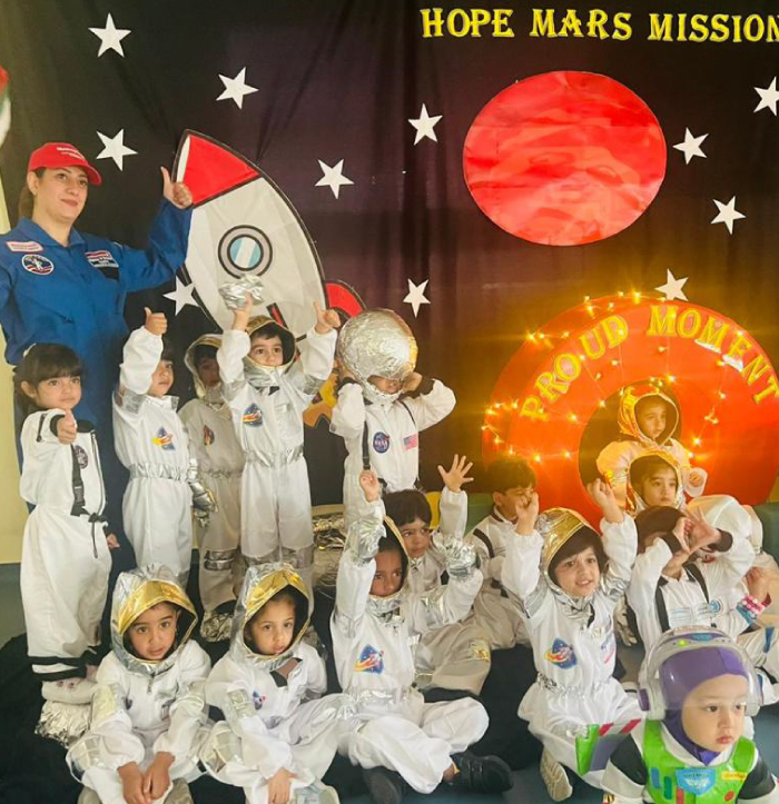 Blue Bird Nursery Anniversary Hope Mars Mission Celebration