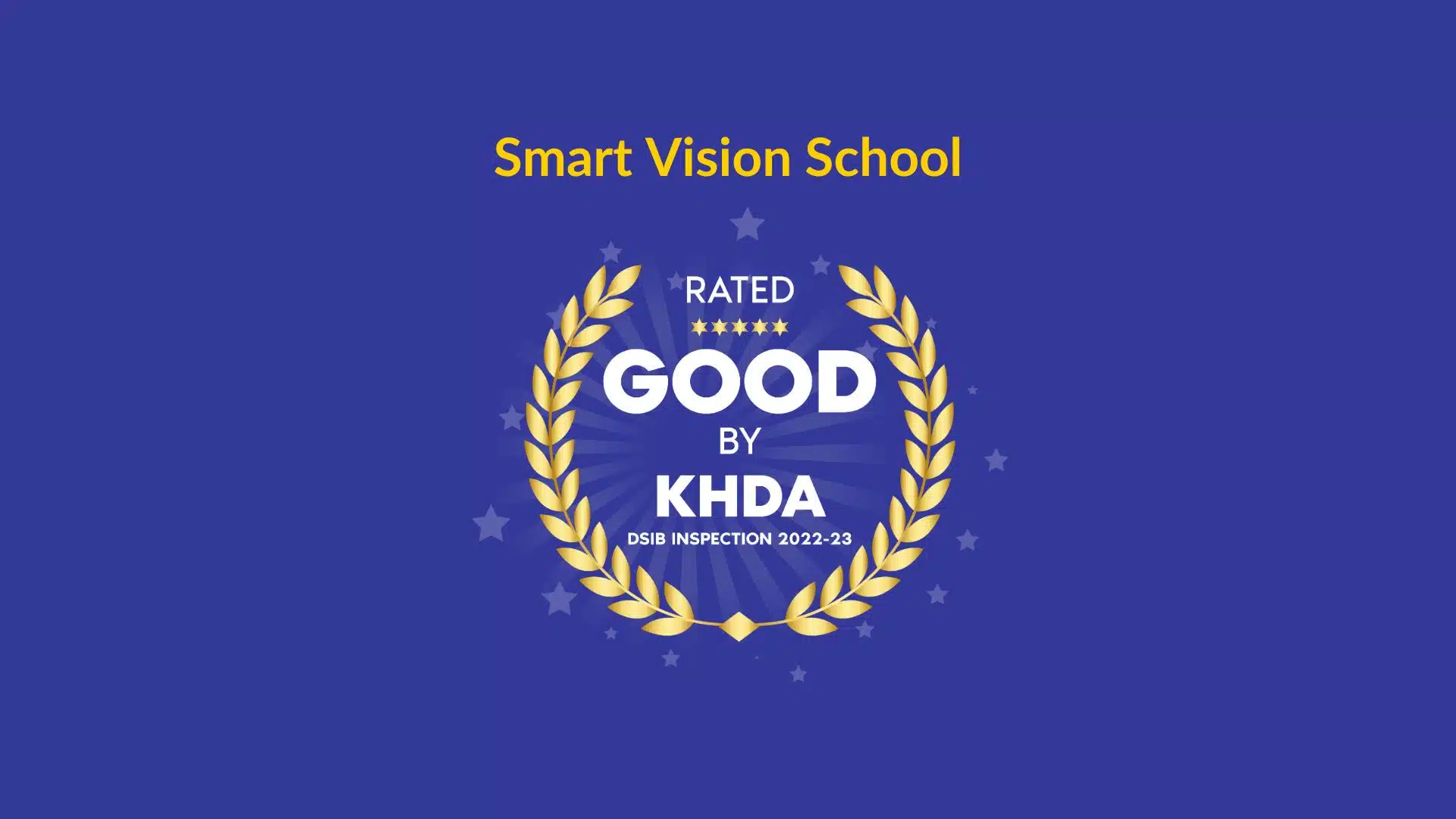 Smart VisionSchool -Rated Good KHDA